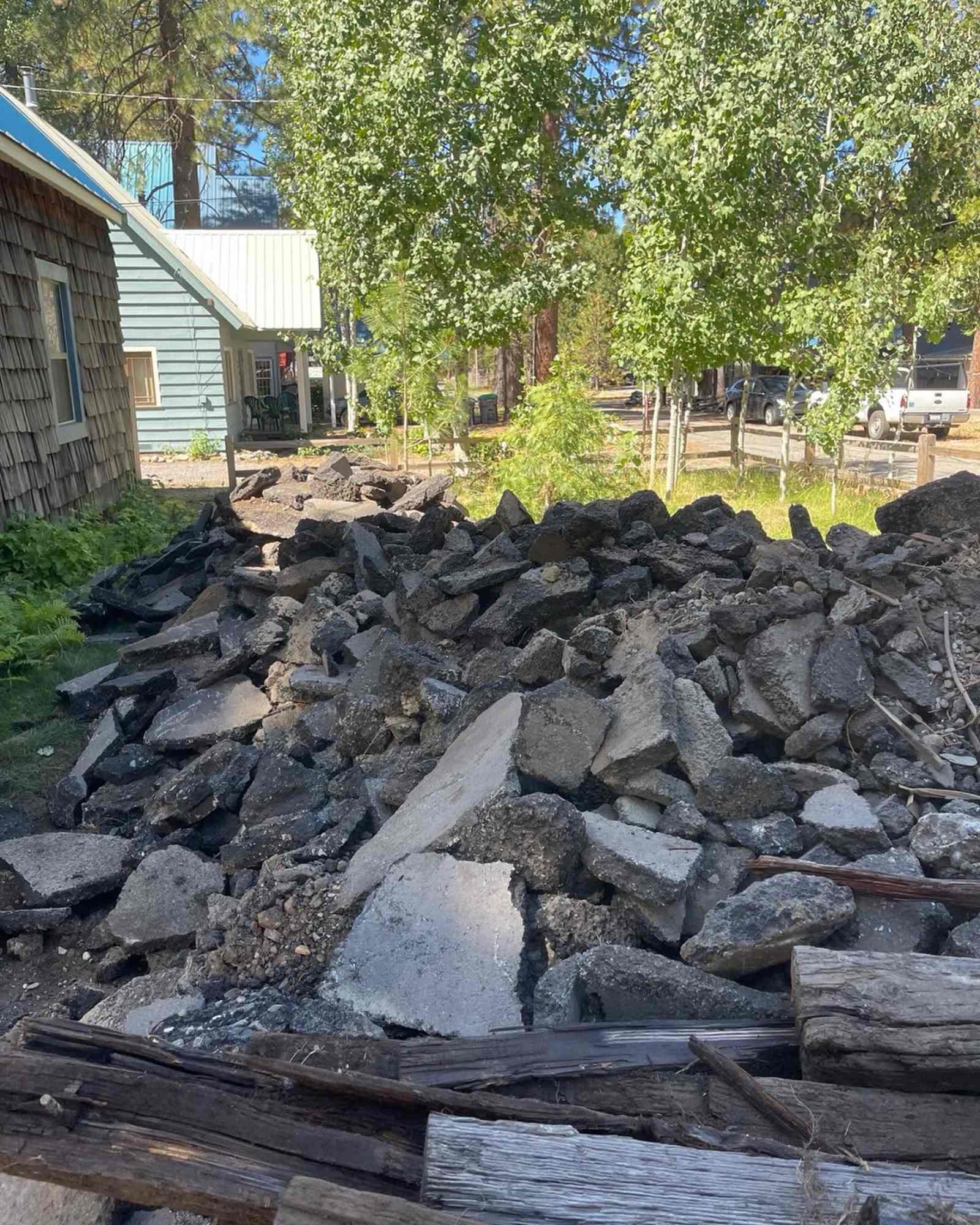 Demolition cleanup work by Hiller Demolition